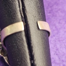 Vintage Fred Harvey Sterling Silver Ring Adjustable Oval Cabochon Size 7 Stamped - Additional view 13