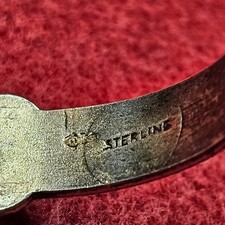 Vintage Fred Harvey Style Sterling Turquoise Arrow Stampwork Cuff Bracelet 14.6g - Additional view 20