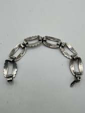 VTG Fred Harvey Era Sterling Silver Link Bracelet Size 7 - Additional view 3