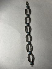 VTG Fred Harvey Era Sterling Silver Link Bracelet Size 7 - Additional view 5