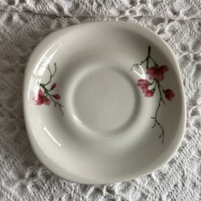 Syracuse Trend Berkeley 3 Cups & 3 Saucers Fred Harvey Cherry Santa Fe Railroad - Additional view 6