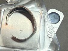 Fred Harvey Era Sterling Silver Turquoise Three Row Old Pawn Cuff Bracelet  - Additional view 8