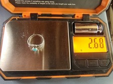 Vintage Sterling Silver Turquoise Navajo Thunderbird Ring Fred Harvey Era Sz 5 - Additional view 6