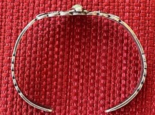 Antique Navajo Turquoise / Sterling Silver Bracelet Fred Harvey Crossed Arrows - Additional view 2