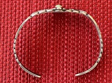 Antique Navajo Turquoise / Sterling Silver Bracelet Fred Harvey Crossed Arrows - Additional view 3