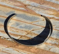 VTG Fred Harvey Style Stamped Bell Trading Post Nickel Silver Cuff Bracelet - Additional view 12