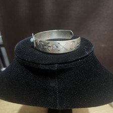 Navajo Fred Harvey Era Turquoise Thunderbird Silver Cuff Bracelet - Additional view 5