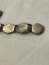 Fred Harvey Era 1940s Link Turquoise Bracelet, Brooch And Earrings. Nice Set! - Additional view 11