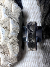 Vintage GREEN TURQUOISE SLITHERING SNAKES RING Fred Harvey Era Cerrillos sz 5.75 - Additional view 4