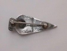 Navajo Indian Fred Harvey Era? Sterling Silver Whirling Logs Design Arrow Pin - Additional view 3