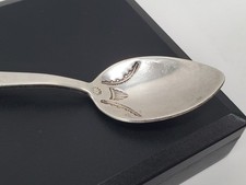 Navajo Indian Fred Harvey Era Sterling Silver  Thunderbird Arrow Stamped Spoon - Additional view 2