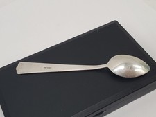 Navajo Indian Fred Harvey Era Sterling Silver  Thunderbird Arrow Stamped Spoon - Additional view 4