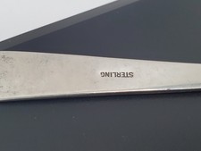 Navajo Indian Fred Harvey Era Sterling Silver  Thunderbird Arrow Stamped Spoon - Additional view 5