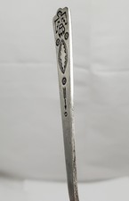 Navajo Indian Fred Harvey Era Sterling Silver  Thunderbird Arrow Stamped Spoon - Additional view 9