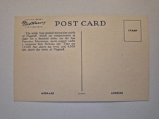 Vintage Postcard Fred Harvey San Francisco Mountains Arizona AA129 - Additional view 1