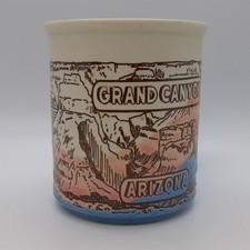 Fred Harvey Grand Canyon Mug Vintage Etched Souvenir Grand Canyon, Arizona Mug - Additional view 2