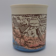 Fred Harvey Grand Canyon Mug Vintage Etched Souvenir Grand Canyon, Arizona Mug - Additional view 3