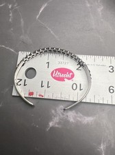 VTG 925 Sterling Silver Fred Harvey Era Zuni Small Dome Row Bracelet - Additional view 11