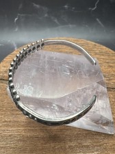 VTG 925 Sterling Silver Fred Harvey Era Zuni Small Dome Row Bracelet - Additional view 3