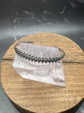 VTG 925 Sterling Silver Fred Harvey Era Zuni Small Dome Row Bracelet - Additional view 9