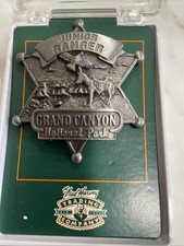Vintage Junior Ranger Pin Badge Grand Canyon Fred Harvey Trading Brand New
