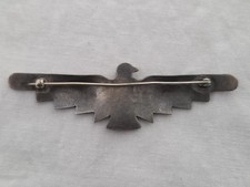 VINTAGE FRED HARVEY ERA NAVAJO STAMPED STERLING SILVER 3 1/2