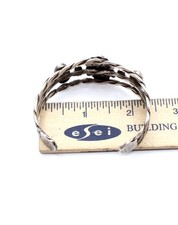 Vintage Fred Harvey ERA green turquoise cuff bracelet 31.6g - Additional view 4