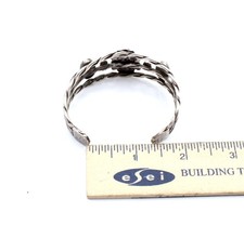 Vintage Fred Harvey ERA green turquoise cuff bracelet 31.6g - Additional view 5