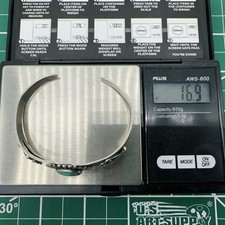 VTG Fred Harvey Era Navajo Sterling Silver Turquoise Cuff Bracelet 16.9g #gcc - Additional view 12