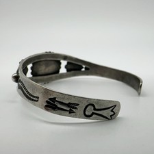 VTG Fred Harvey Era Navajo Sterling Silver Turquoise Cuff Bracelet 16.9g #gcc - Additional view 7