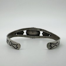 VTG Fred Harvey Era Navajo Sterling Silver Turquoise Cuff Bracelet 16.9g #gcc - Additional view 8