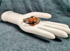 1900s Native American Sterling Silver Petrified Wood Cuff Bracelet Fred Harvey - Additional view 16