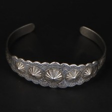 VTG Sterling Silver - NAVAJO Fred Harvey Era Dome Stamped 6