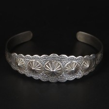 VTG Sterling Silver - NAVAJO Fred Harvey Era Dome Stamped 6