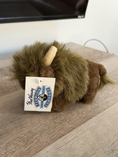 Vintage 94 Fred Harvey Trading Buffalo Bison Plush Stuffed Buffalo Trace Native - Additional view 1