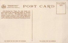 Steam Engine Train on Bridge Apache Canyon NM Fred Harvey Phostint Postcard - Additional view 2