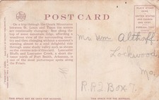 Fred Harvey Lancaster Arkansas AR St. Louis Texas Line Frisco Lake Postcard E58 - Additional view 1