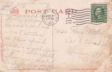 Fred Harvey Chutes Ride Doling Park Springfield MO Missouri 1913 Postcard E58 - Additional view 1