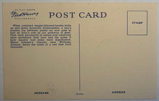 1940s Fred Harvey Santa Fe Streamliner Crossing Johnson’s Canyon AZ Postcard - Additional view 1