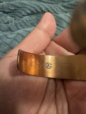 Fred Harvey Era Storyteller Copper Cuff Bracelet - Additional view 1