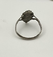 Vintage Sterling Silver Turquoise sz 8 Fred Harvey Era Navajo Souvenir Ring - Additional view 7