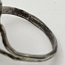 Vintage Sterling Silver Turquoise sz 8 Fred Harvey Era Navajo Souvenir Ring - Additional view 9