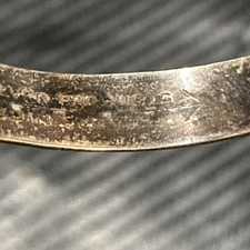 Vintage 1930’s Fred Harvey Era Green Turquoise Coin Silver T-Bird Cuff  Bracelet - Additional view 6