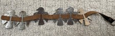 VTG 60s Fred Harvey Era Stamped Bird Eagle Conchos Belt 20 Birds Broken - Additional view 1