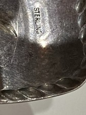 Southwest Sterling Fred Harvey Turquoise Cuff Bracelet Nice Stamp Work 48 Grams - Additional view 8