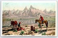 [G5] Postcard Fred Harvey, Mystic Maze of the Mojave Indians, California