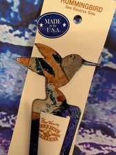 Fred Harvey Trading New Hummingbird Multicolor Enameled Metal Clip Bookmark USA - Additional view 1