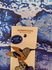 Fred Harvey Trading New Hummingbird Multicolor Enameled Metal Clip Bookmark USA - Additional view 3