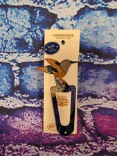 Fred Harvey Trading New Hummingbird Multicolor Enameled Metal Clip Bookmark USA