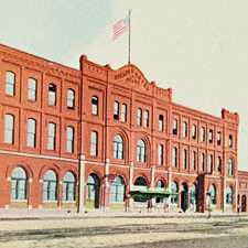 POSTCARD Arcade Hotel And Santa Fe Station Newton Kansas Published Fred Harvey - Additional view 6